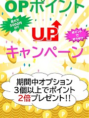 op3個以上でポイント2倍!!